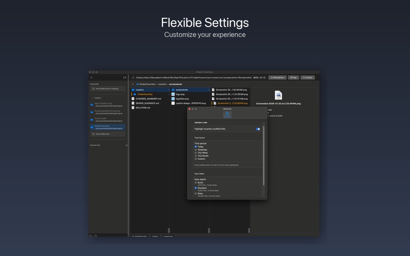 Favorite Folders screenshot