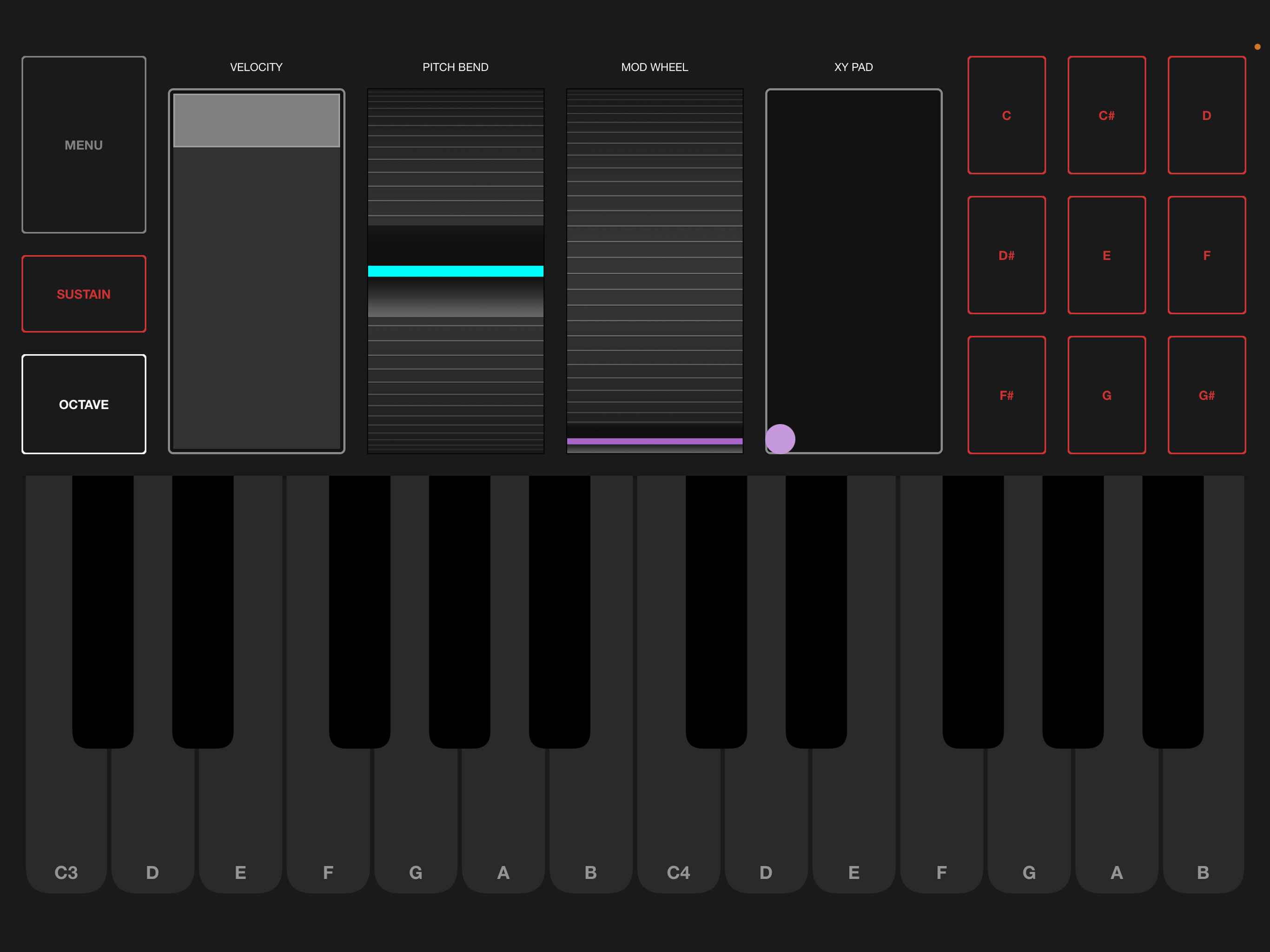 KeyPad MIDI Controller screenshot 4