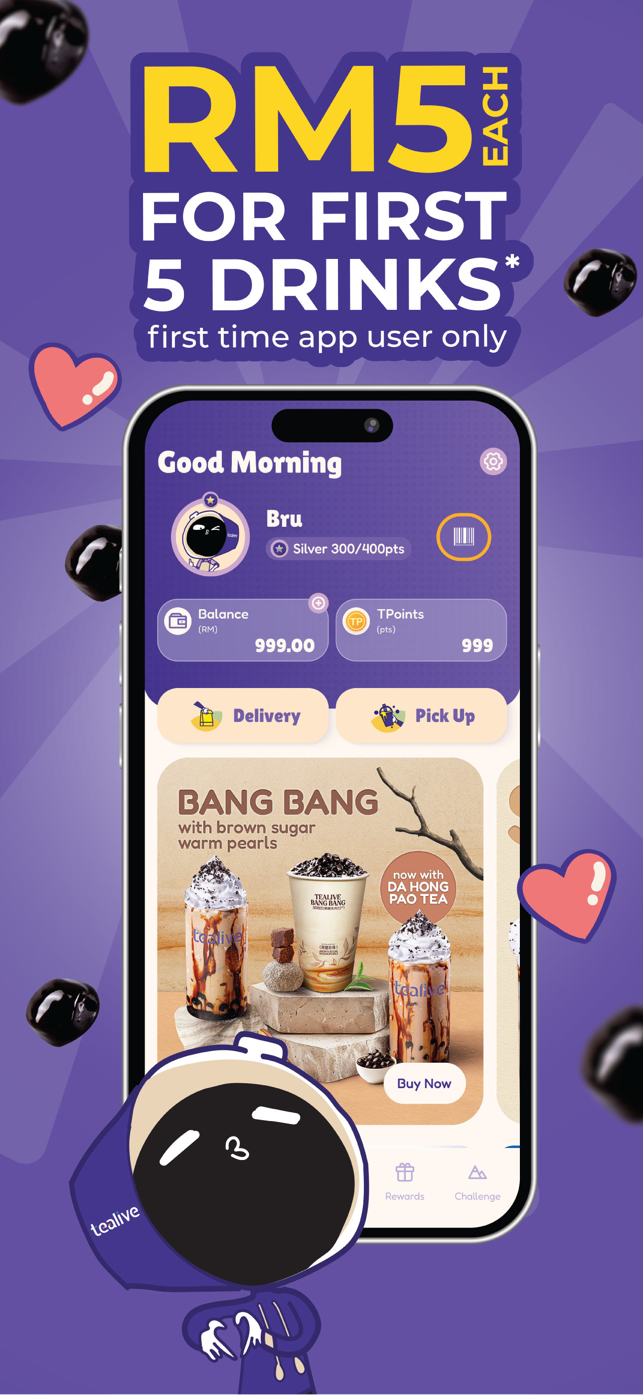 Tealive MY - Order Bubble Tea