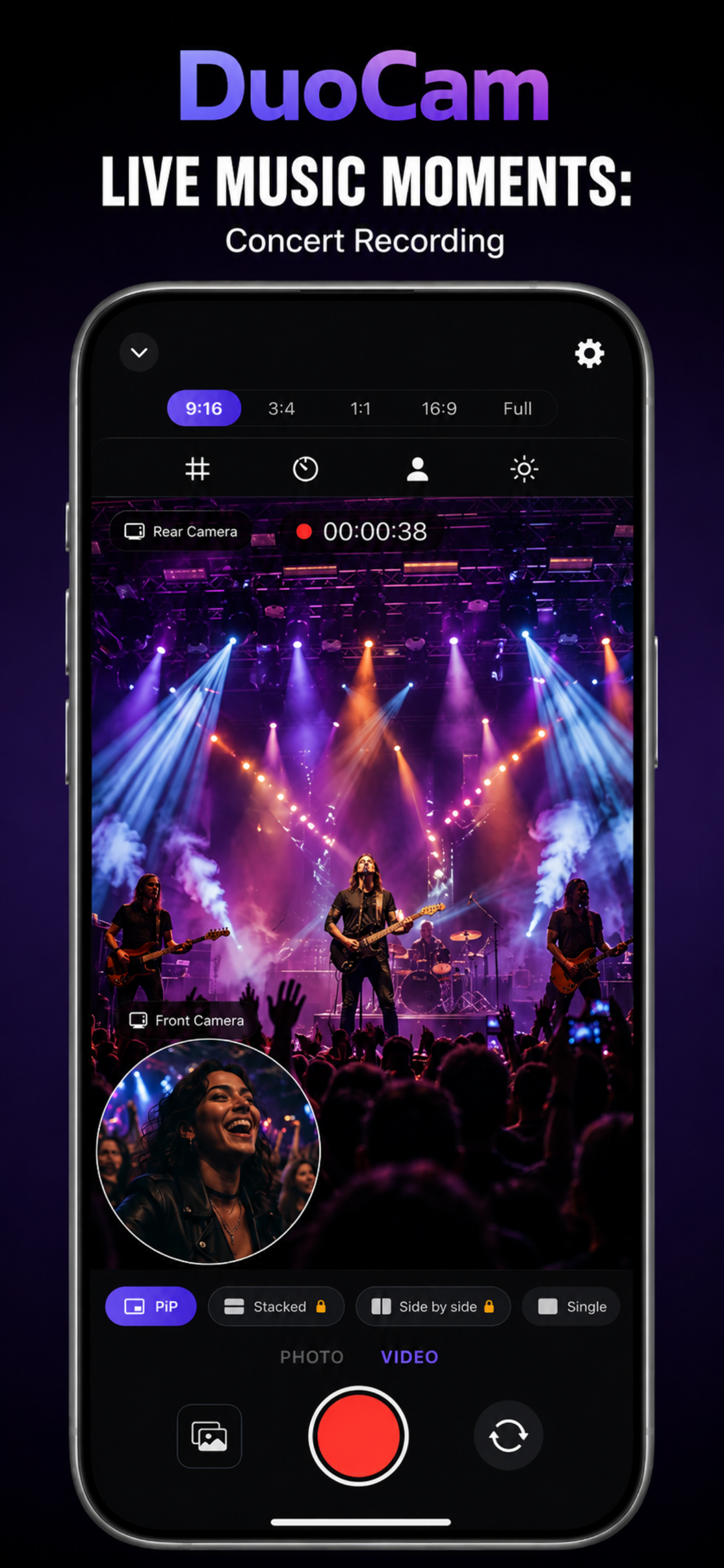 Dual Camera Front and Back screenshot 4