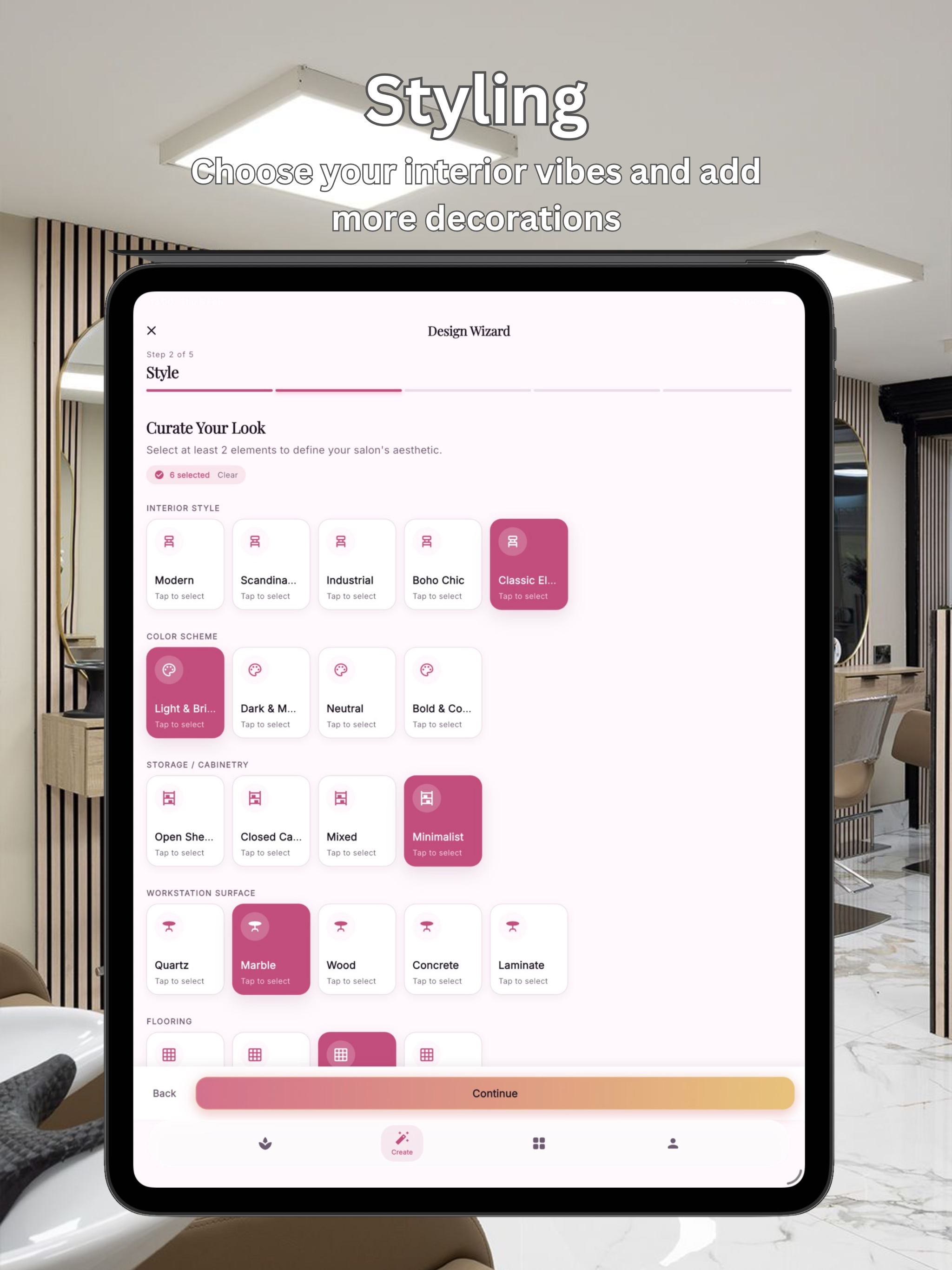 AI Beauty Salon Decorator