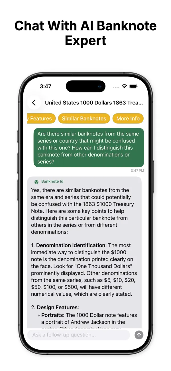 #4. Banknote Identifier: NoteSnap (iOS) Ved: Valerian Kokhreidze