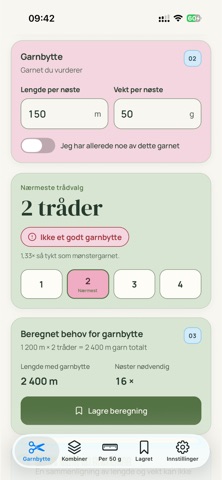 Strikkematte screenshot 2