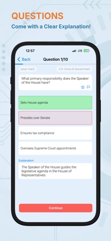 US Citizenship Test Questions Screenshot 3 of 6