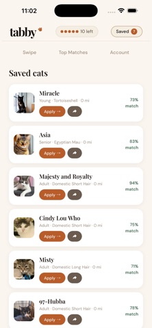 Tabby Pet Finder Screenshot 4 of 4