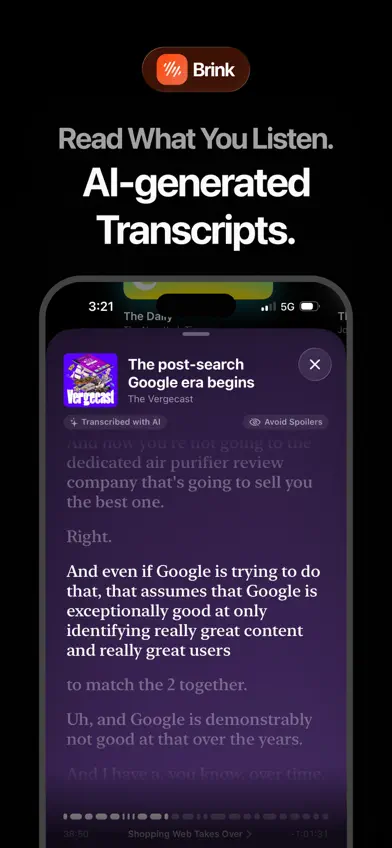 Brink: Podcasts and News screenshot 3
