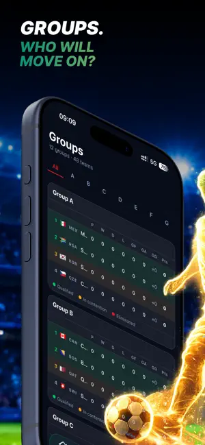 Soccer 2026: Live & Schedule iPhone screenshot 4