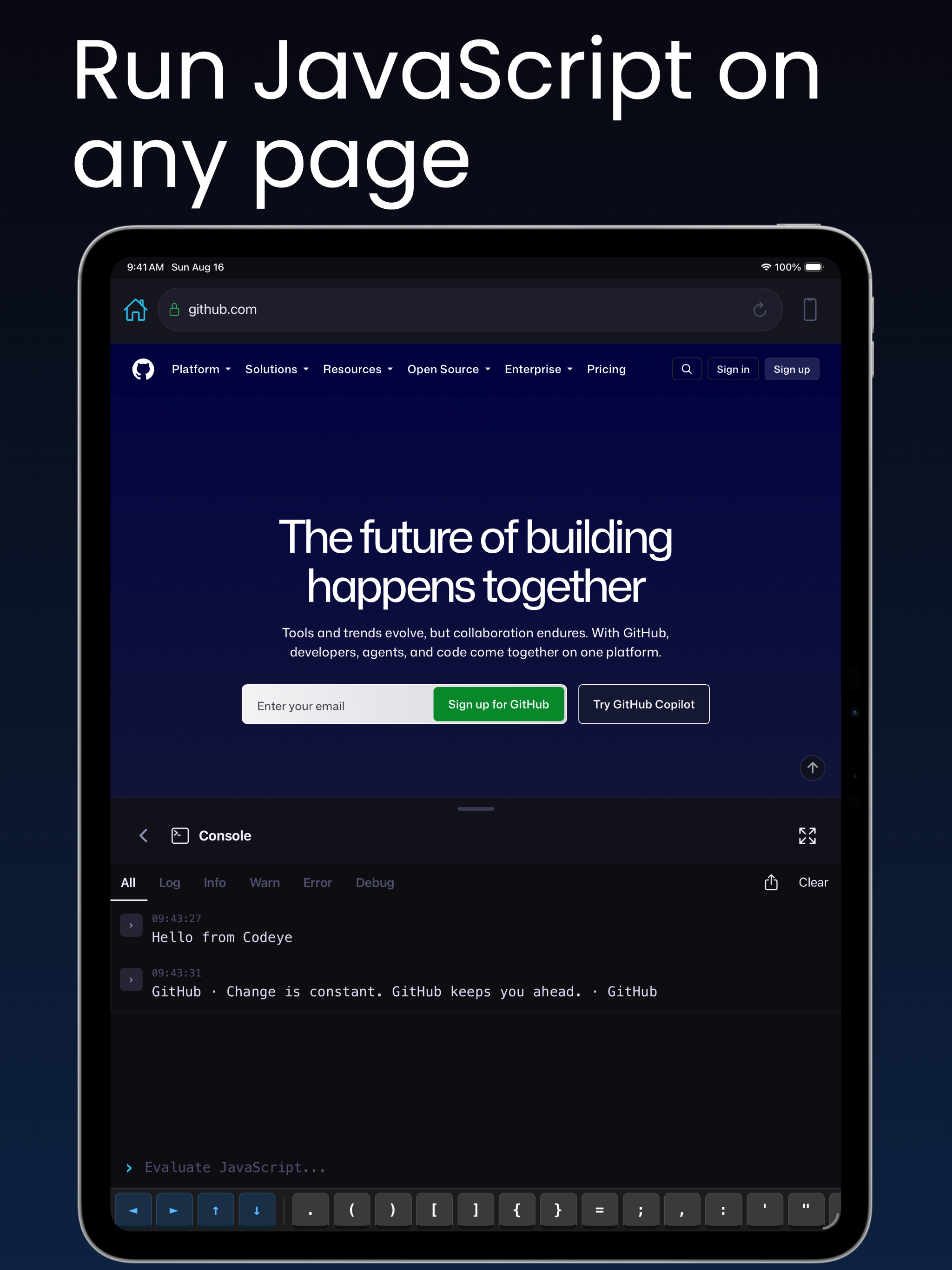 Codeye: Web Inspector screenshot 11