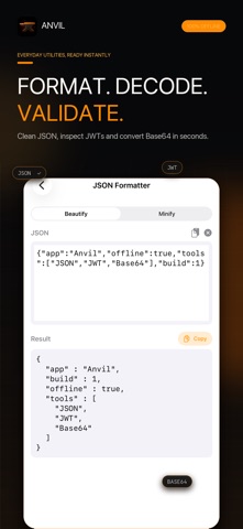 Anvil: Developer Tools Screenshot 2 of 5