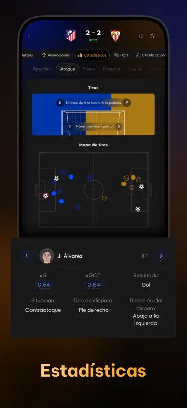 Uniscore - Deportes en Vivo screenshot 5 of 8
