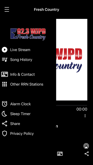 WJPD 92.3 Fresh Country iPhone screenshot 2 - Entertainment app