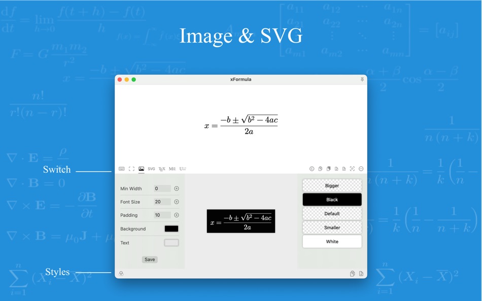 #6. xFormula - Equation Editor (macOS) بواسطة: 煦 张