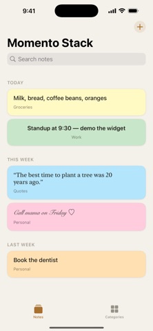Momento Stack: Sticky Notes Screenshot 2 of 9