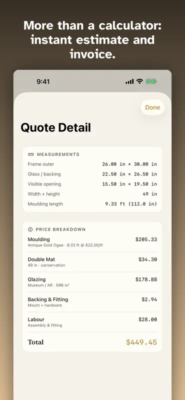 Mitre: Picture Framing Studio screenshot 2 of 10