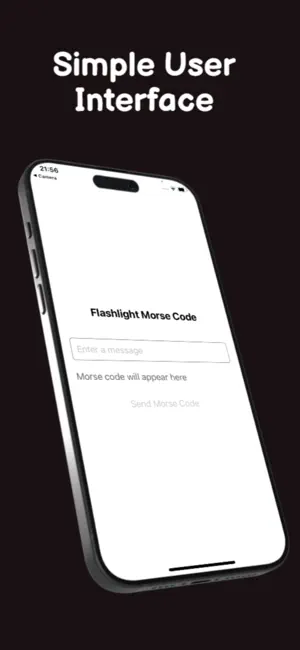 Morse Signal Flashlight screenshot 1