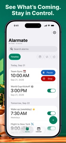 Alarmate: Date Alarm Clock Screenshot 2 of 10