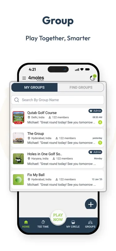 4moles Golf TeeTimes & Scoring screenshot 6 of 8