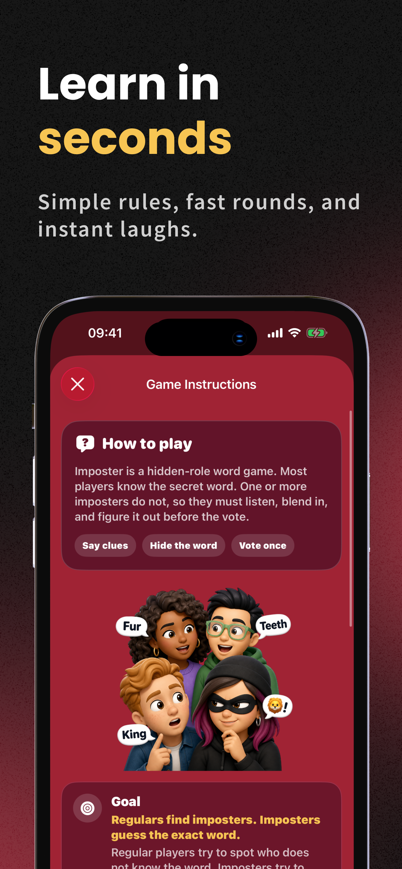 Imposter Game: Word Bluff screenshot 7