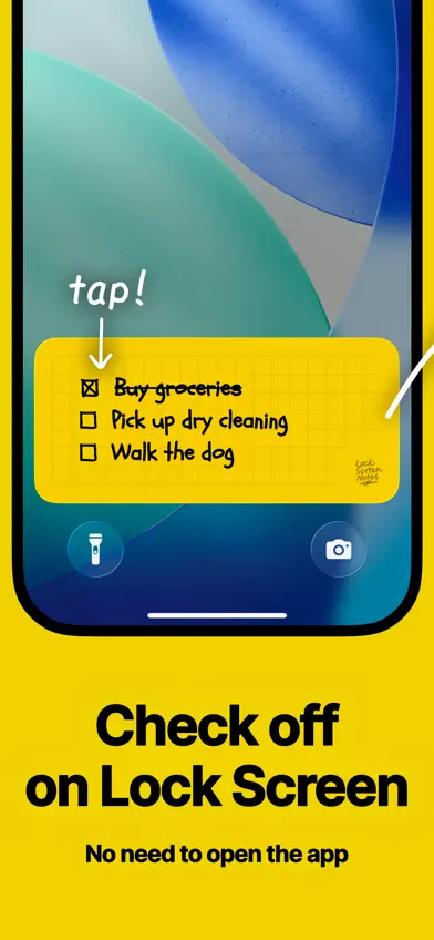 LockScreenNotes screenshot 3