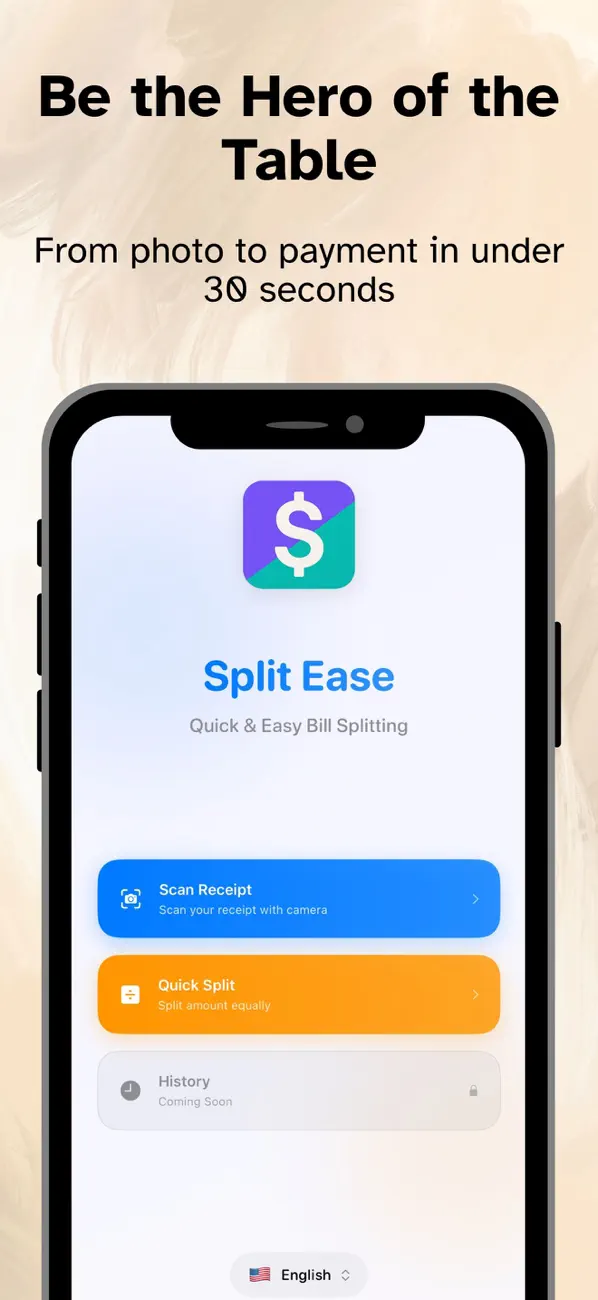 #1. Split Ease App (iOS) Podle: Deniz Birlik