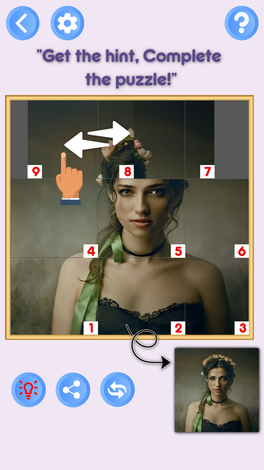 #6. Pic Puzz-Image Sliding Puzzle (iOS) Bởi: Sandy Radadiya