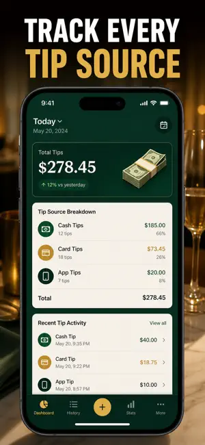 Tip Tracker: Shift Income Log screenshot 3