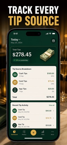 Tip Tracker: Shift Income Log Screenshot 3 of 10