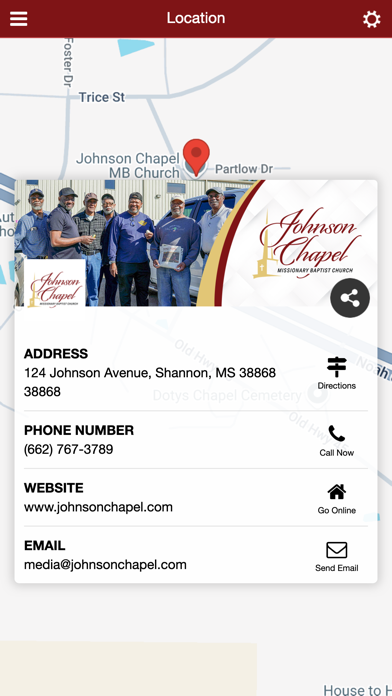 Johnson Chapel Missionary Bapt screenshot