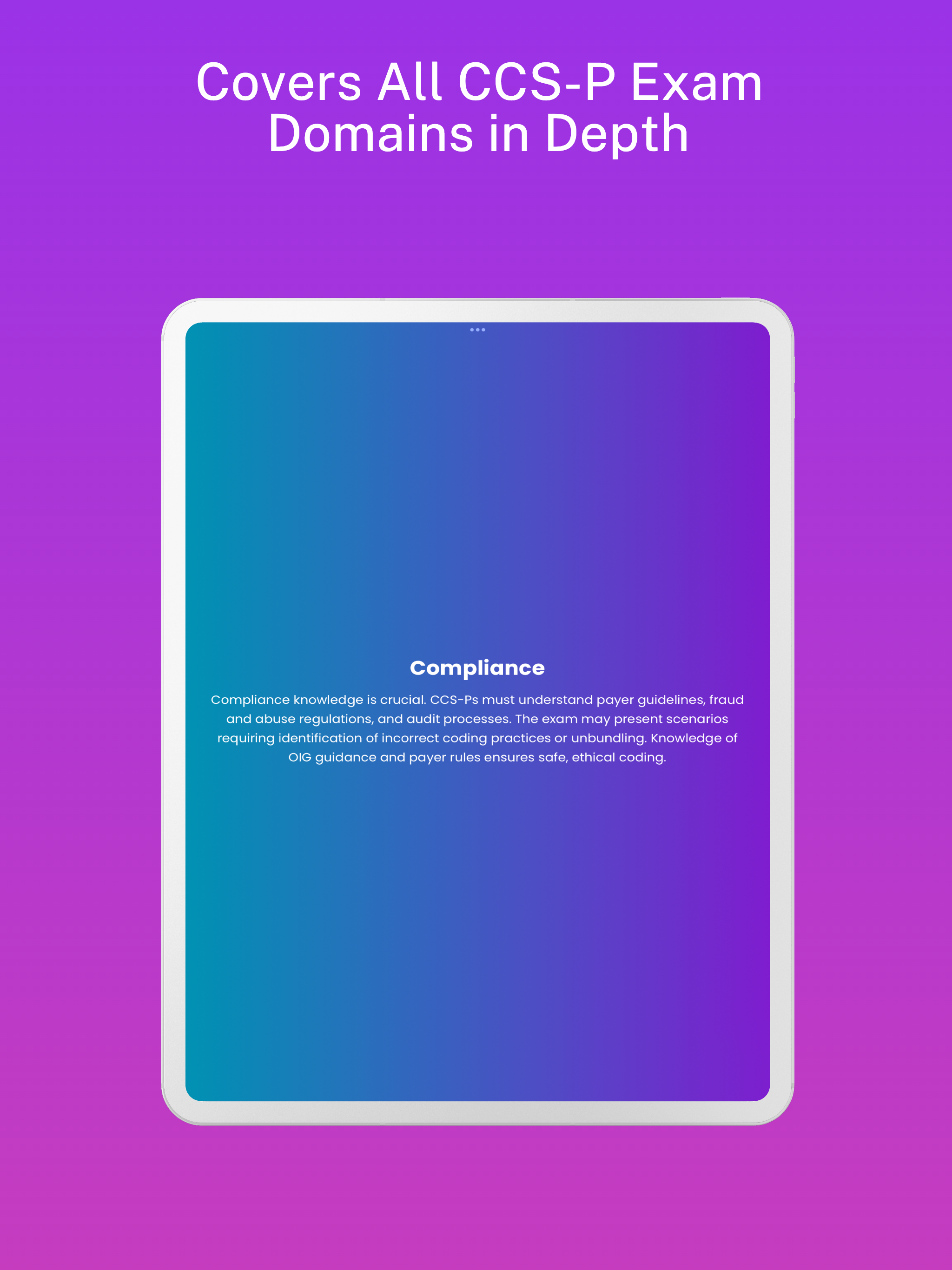 CCS-P Prep:  Physician Based screenshot 8