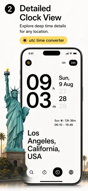 UTC Time Converter World Clock screenshot 2