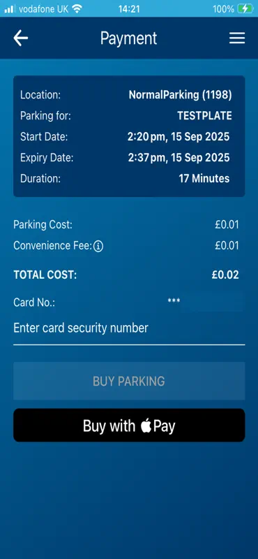 APCOA Connect – Parking screenshot 7 of 7