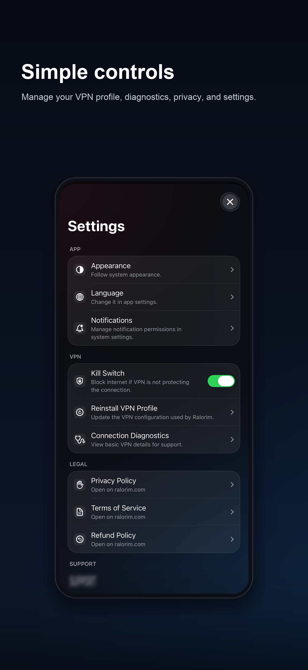 RalorimVPN screenshot 3