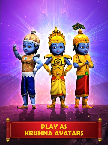 Little Krishna Runner iPad screenshot