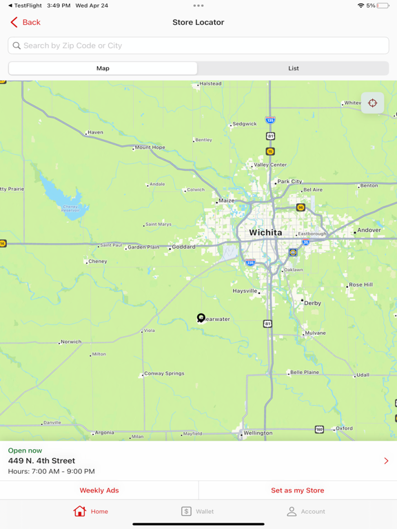 Mize's Thriftway iPad screenshot 2 - Lifestyle app