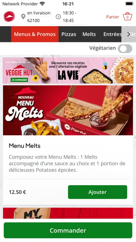 Pizza Hut France screenshot 1 of 7