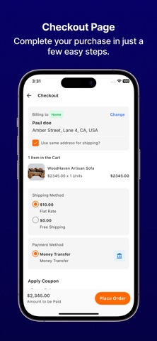 Mobikul Bagisto Laravel App iPhone screenshot