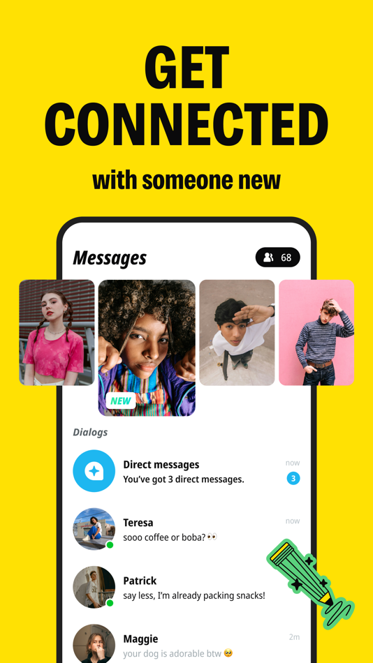 #5. BeFriend - Make new friends (iOS) 由: ORBITECH PTE. LTD.