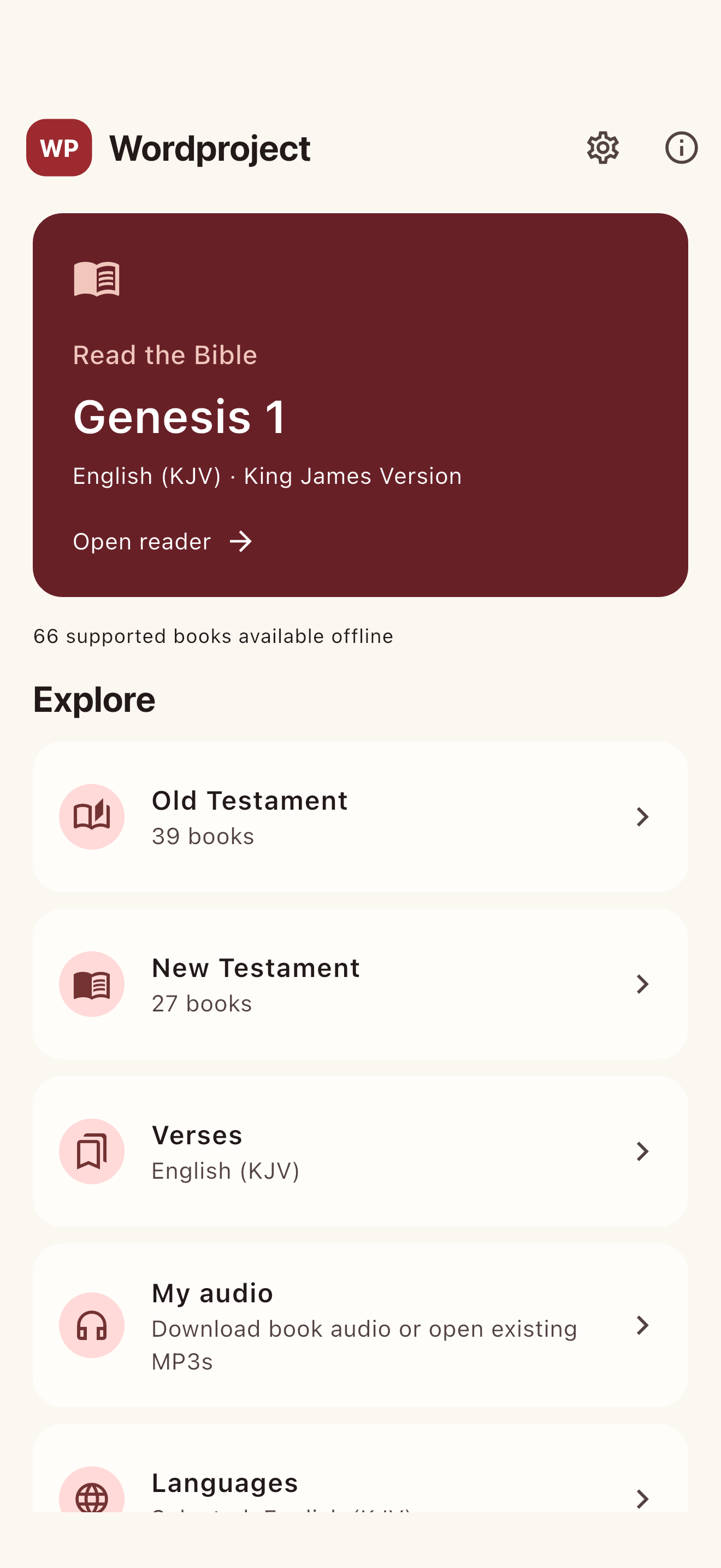 WORDPROJECT AUDIO BIBLE