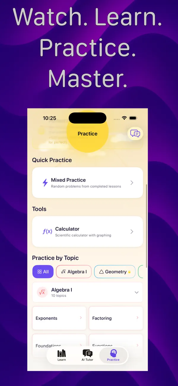 #2. Math Hero: High School Tutor (iOS) By: daniel berger