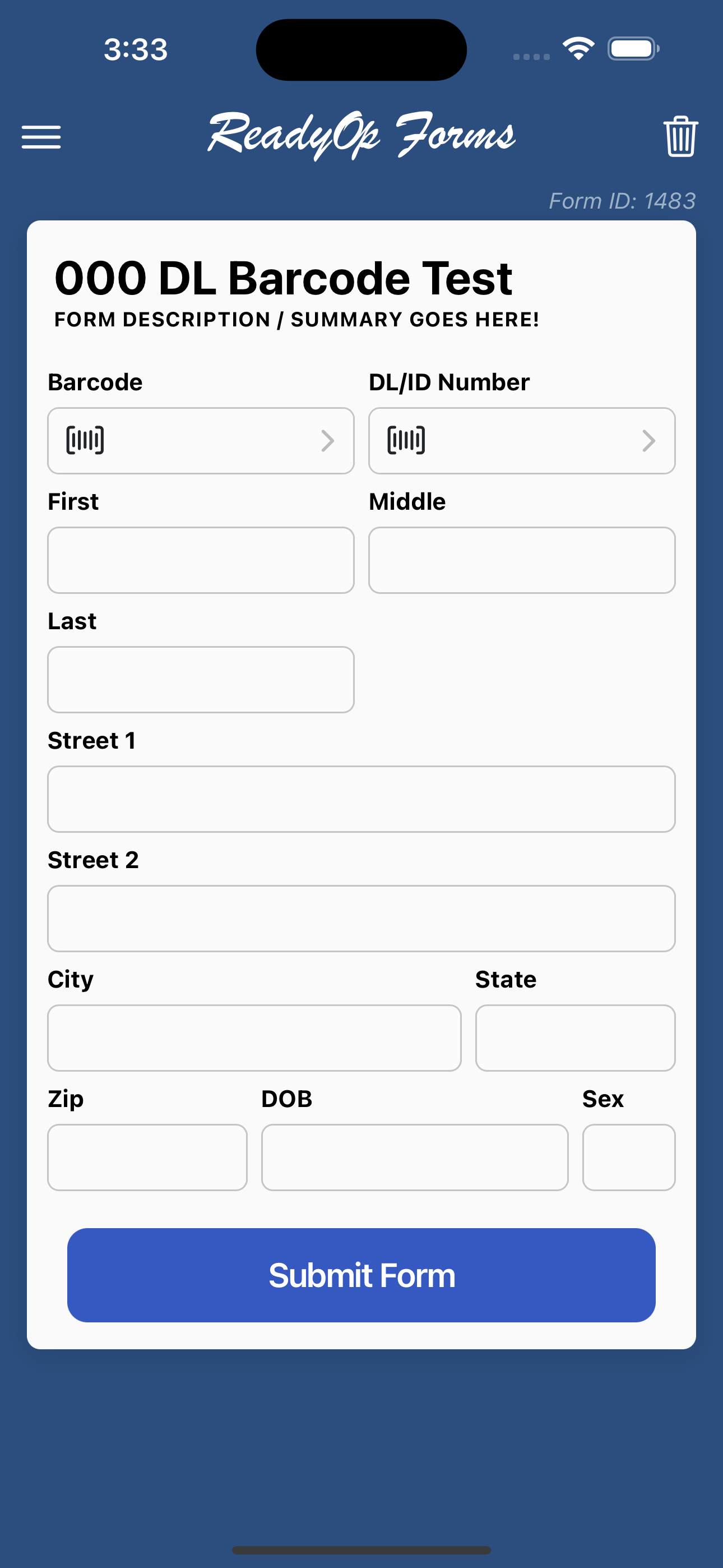 ReadyOp Forms