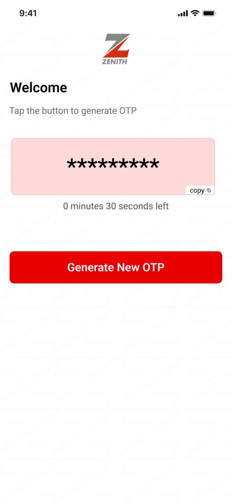 ZenithBankToken - Finance App | MWM