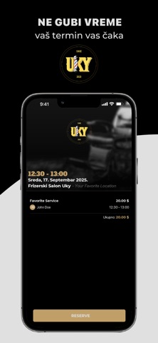 Frizerski Salon Uky Screenshot 2 of 4