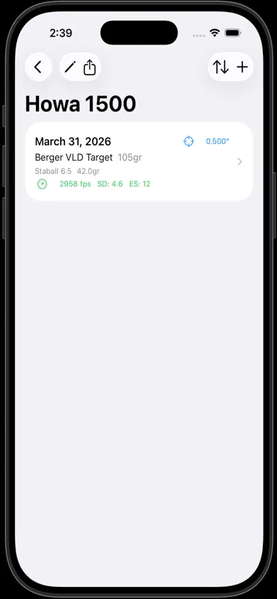 LoadTable screenshot 2