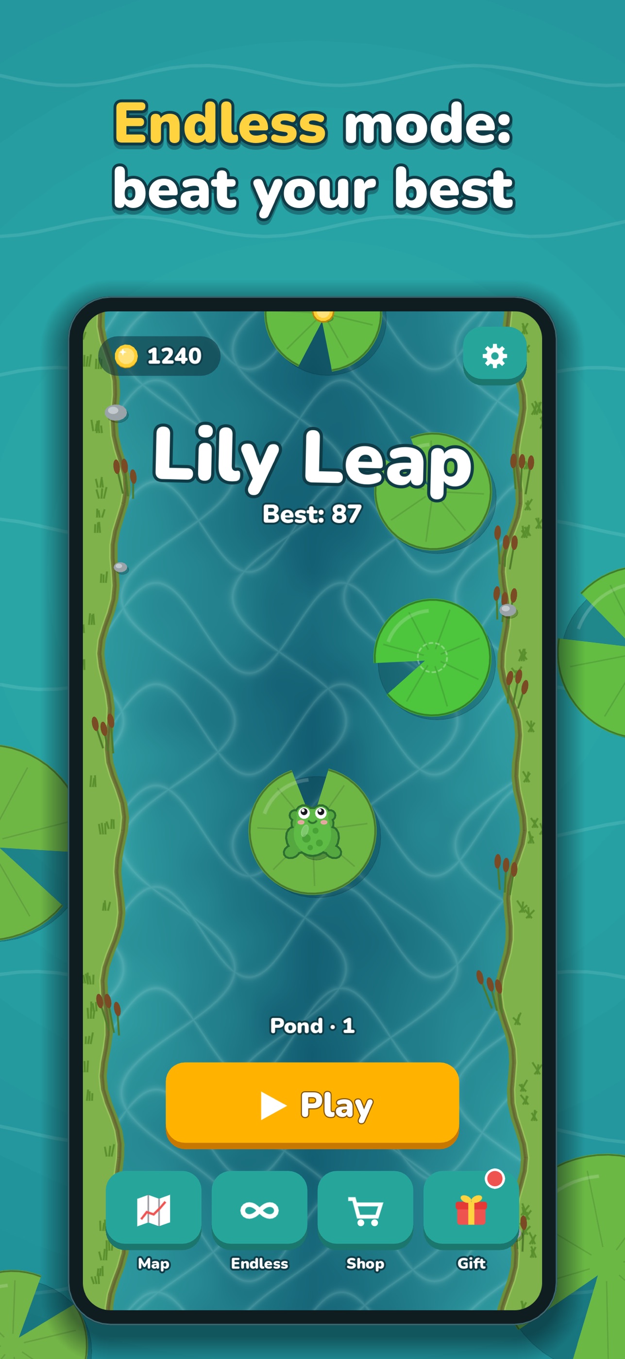 Screenshot 8 of Lily Leap: Frog Jump Game