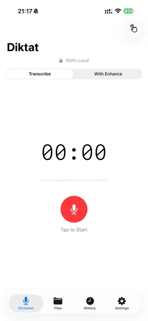 Dictalume screenshot 1