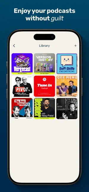 Crest: Podcast Player screenshot 1