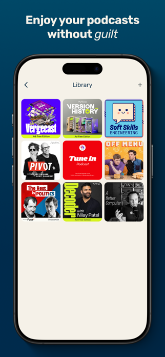 Crest: Podcast Player Screenshot 1 of 3