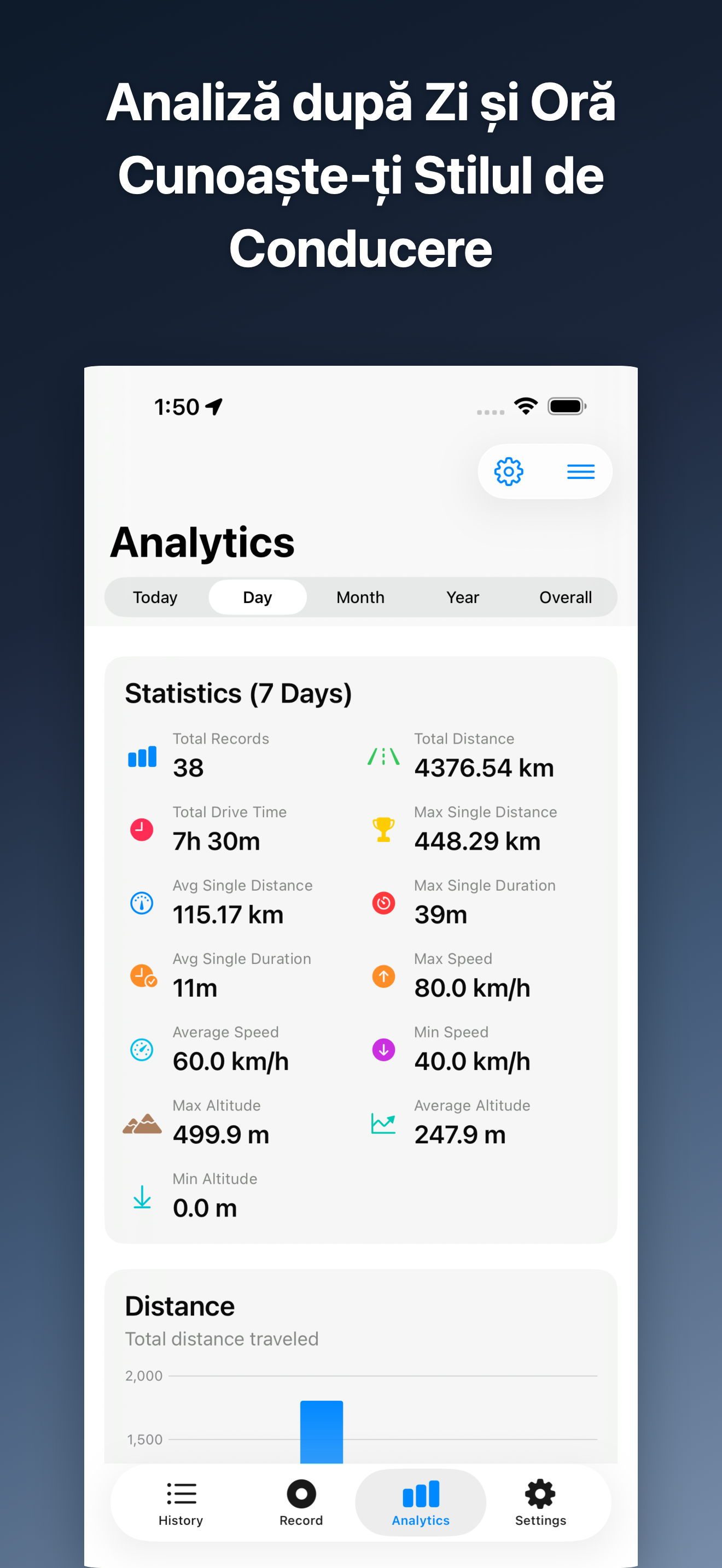 DriveTracker - Driving Log iOS screenshot 4 showing app interface