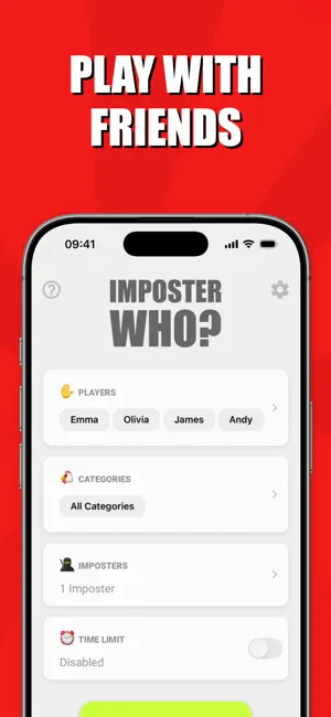 Imposter Who? - Word Game iPhone screenshot 2