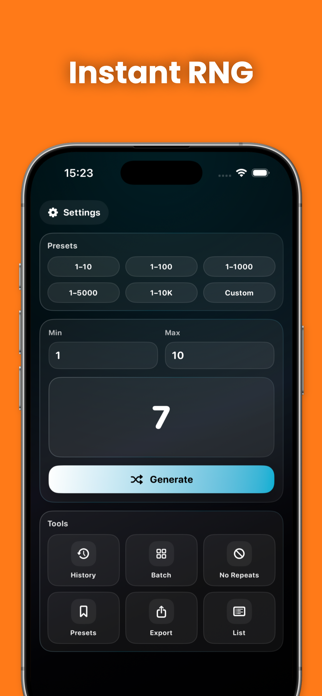 Random Number Generator – RNG Screenshot 4 of 6